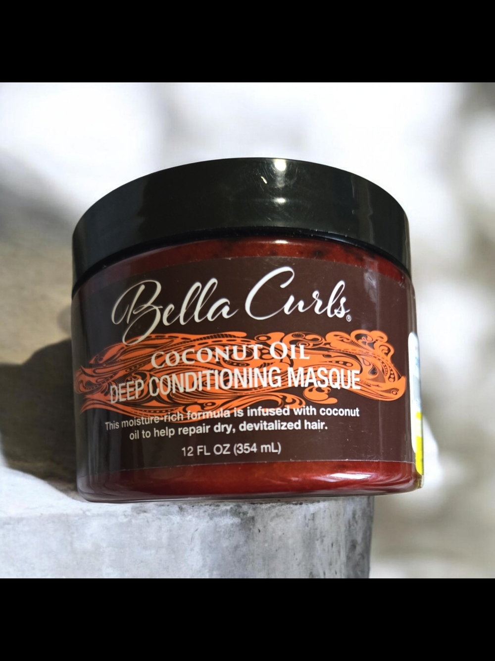 DISCONTINUED Bella Curls Coconut Oil Deep Conditioning Masque - 12 FL OZ.